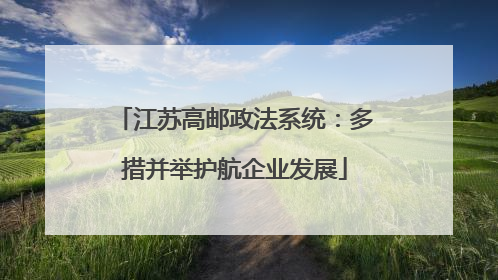 江苏高邮政法系统：多措并举护航企业发展