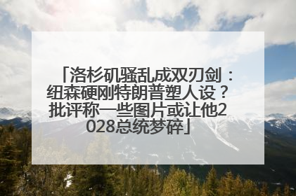 洛杉矶骚乱成双刃剑：纽森硬刚特朗普塑人设？批评称一些图片或让他2028总统梦碎