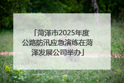 菏泽市2025年度公路防汛应急演练在菏泽发展公司举办