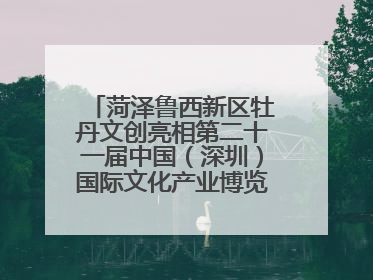 菏泽鲁西新区牡丹文创亮相第二十一届中国（深圳）国际文化产业博览交易会