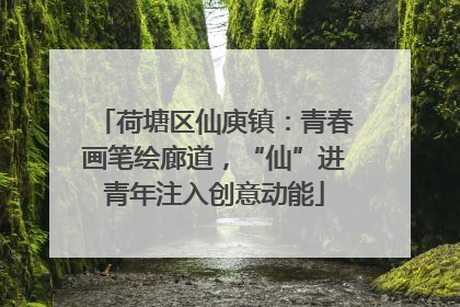 荷塘区仙庾镇：青春画笔绘廊道，“仙”进青年注入创意动能