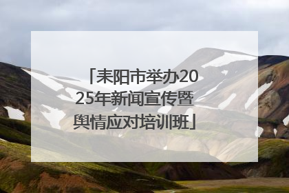 耒阳市举办2025年新闻宣传暨舆情应对培训班