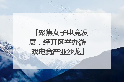 聚焦女子电竞发展，经开区举办游戏电竞产业沙龙
