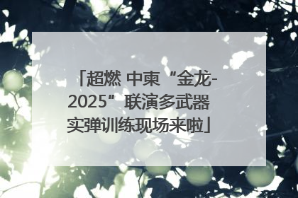 超燃 中柬“金龙-2025”联演多武器实弹训练现场来啦