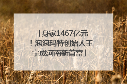 身家1467亿元！泡泡玛特创始人王宁成河南新首富
