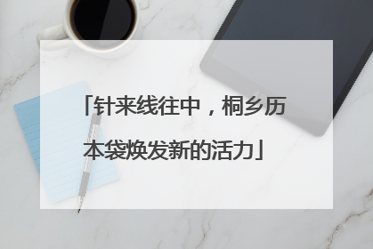 针来线往中，桐乡历本袋焕发新的活力
