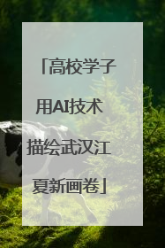 高校学子用AI技术描绘武汉江夏新画卷