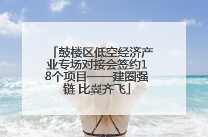 鼓楼区低空经济产业专场对接会签约18个项目——建圈强链 比翼齐飞