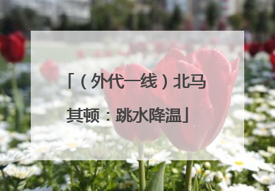 （外代一线）北马其顿：跳水降温
