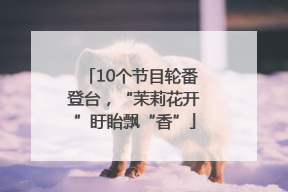 10个节目轮番登台，“茉莉花开”盱眙飘“香”