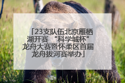 23支队伍北京雁栖湖开赛 “科学城杯”龙舟大赛暨怀柔区首届龙舟拔河赛举办