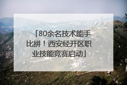 80余名技术能手比拼！西安经开区职业技能竞赛启动