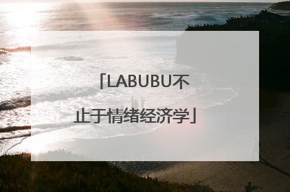LABUBU不止于情绪经济学