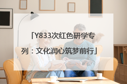 Y833次红色研学专列：文化润心筑梦前行